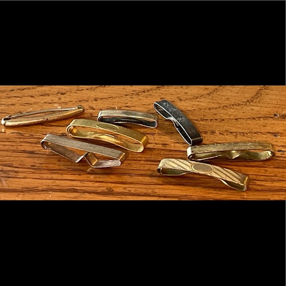 7 Vintage Tie Clips incl 14K Gold (?) & Hayward + - Picture 6 of 16